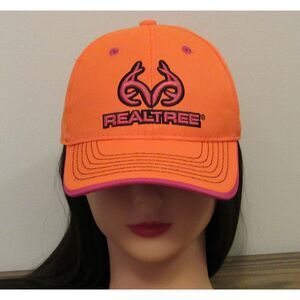 Women's Realtree Blaze Orange & Pink Hat